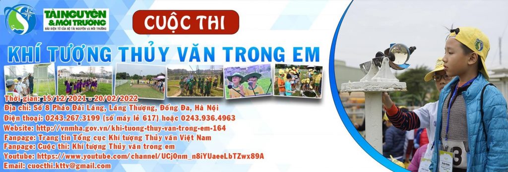 Hướng dẫn tham gia Cuộc thi “Khí tượng Thủy văn trong em”