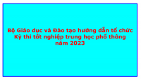 HD THI TN THPT 2023 BGDĐT