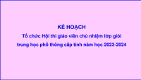 KH THI GVCN GIOI THPT 2023 2024