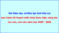 Kế hoạch thực hiện công tác HSSV năm học 2025 2026