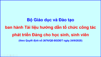 TL công tác phát triển Đảng trong HSSV