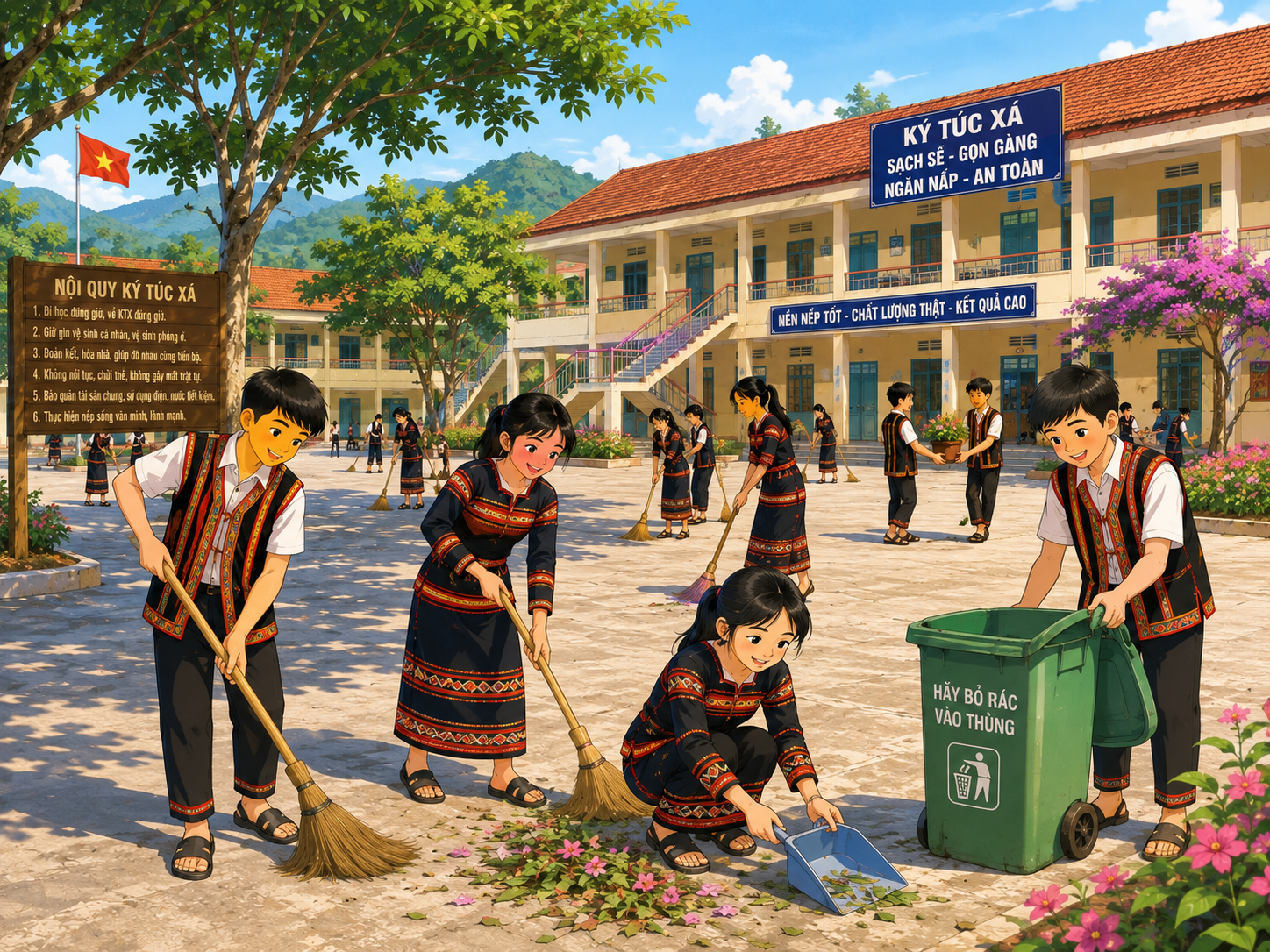 TÌNH HÌNH HỌC SINH NỘI TRÚ - TUẦN TỰU TRƯỜNG - NĂM HỌC 2026-2027